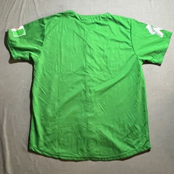 Miami Marlins Promo Baseball Mexico Flag Jersey Adult XL Green Button Screen. - Picture 5 of 9